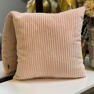 Fundas Para Cojines de Lujo Peluche Canales Rosado 45x45cm